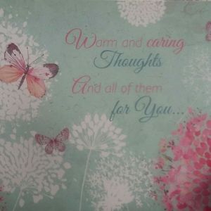 4 bird,butterfly,and flower greeting cards